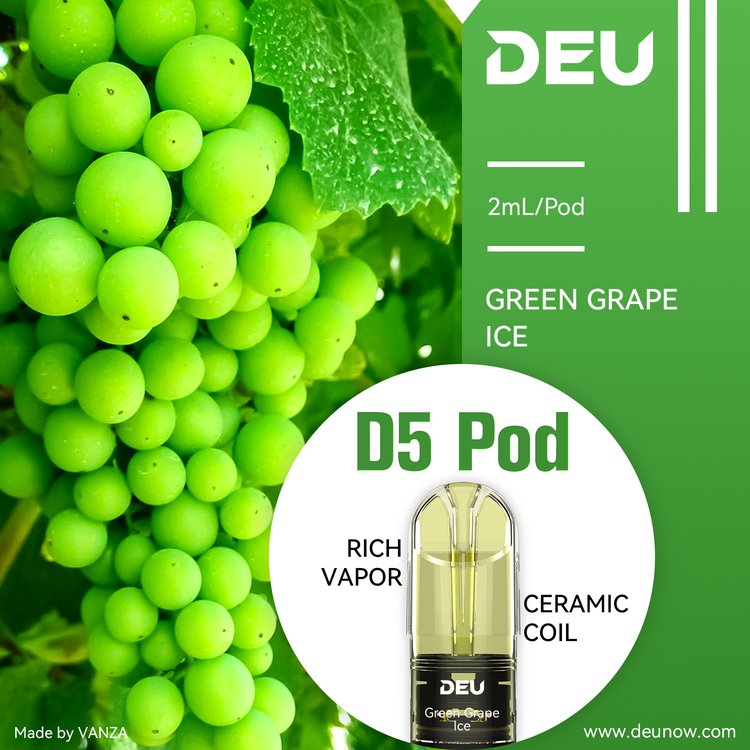 DEUD5POD-Green_Grape_Ice